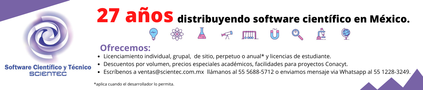 SCIENTEC Software científico y técnico